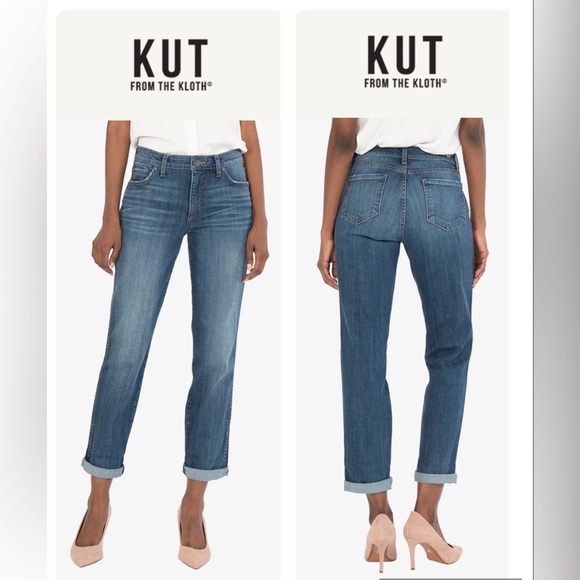 Kut from the Kloth Denim - Kut from the Kloth Fab AB High Rise Distressed Boyfriend